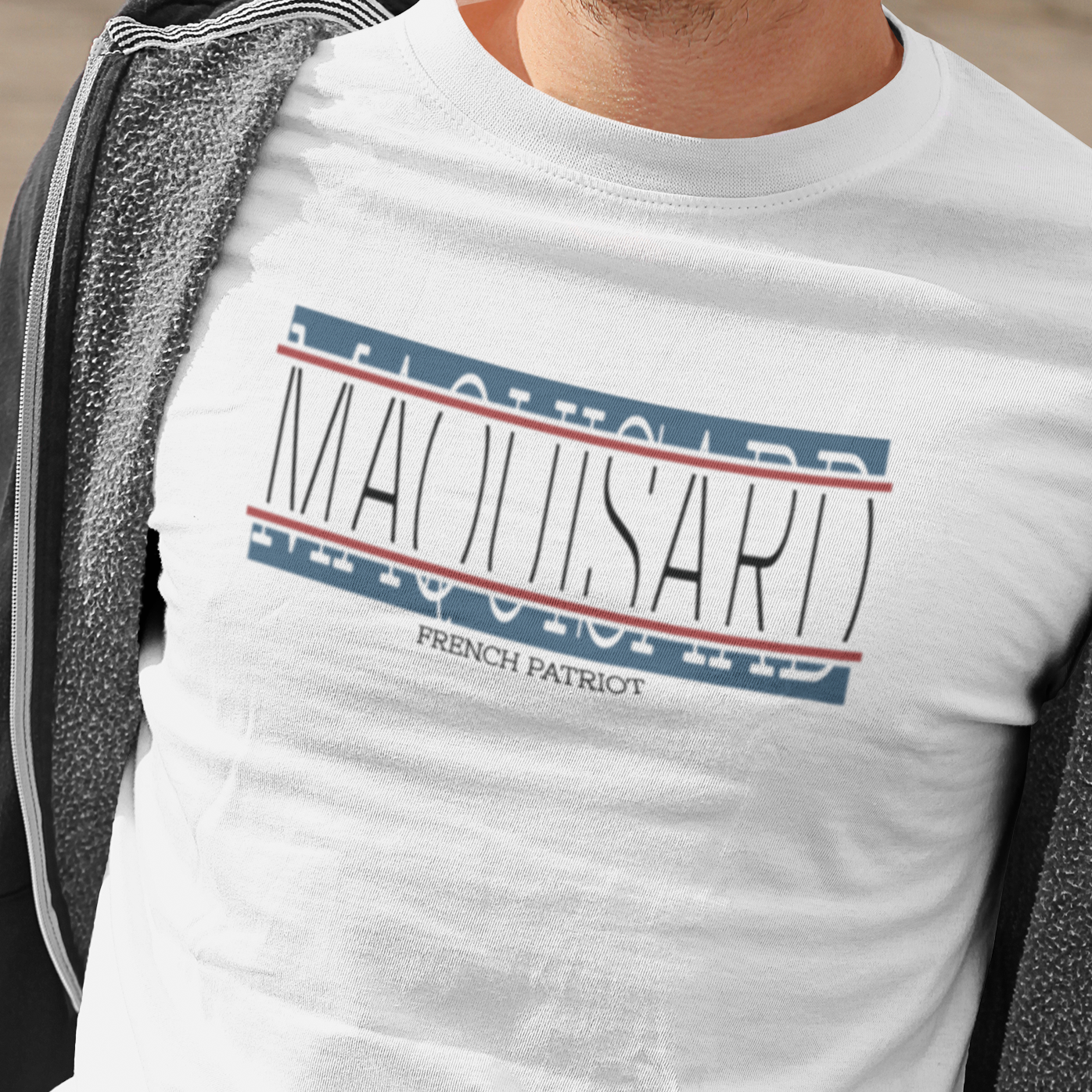 Maquisard - Horizon. T-shirt épais Bio