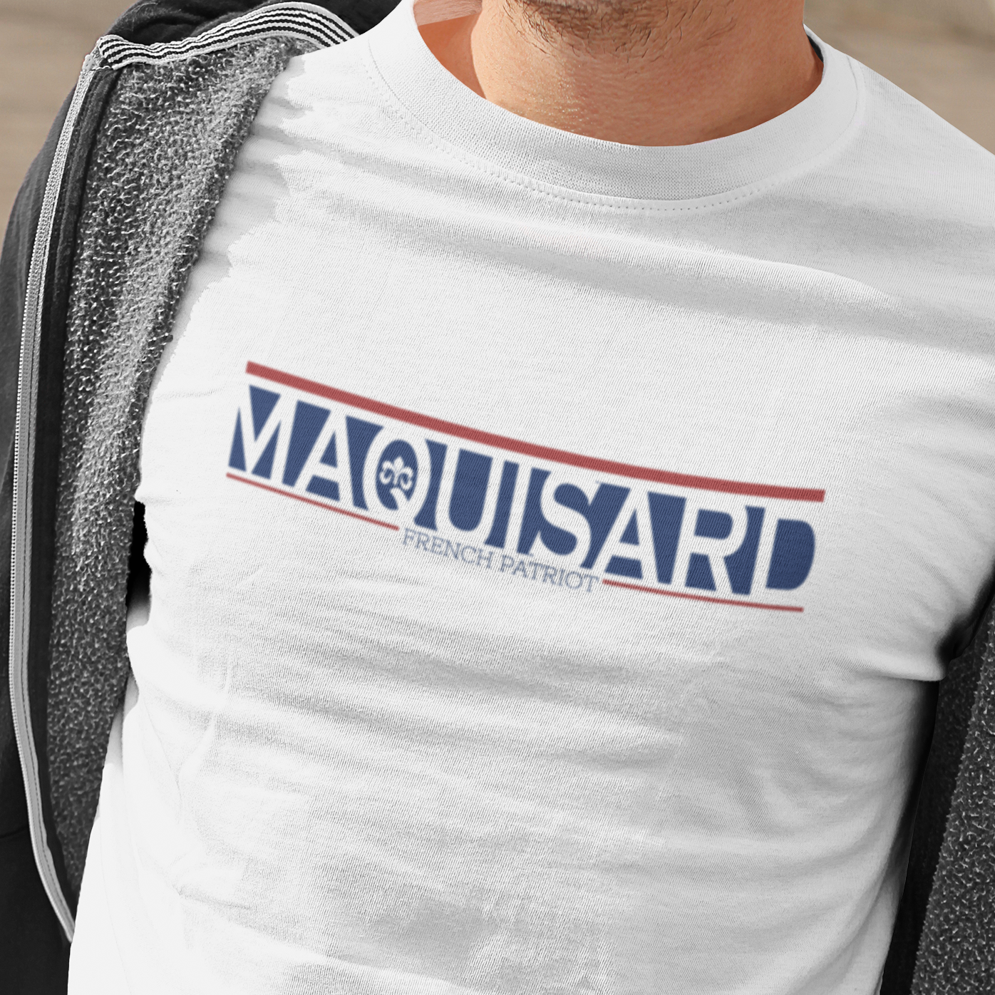 Maquisard - Etendard. T-shirt épais coton Bio