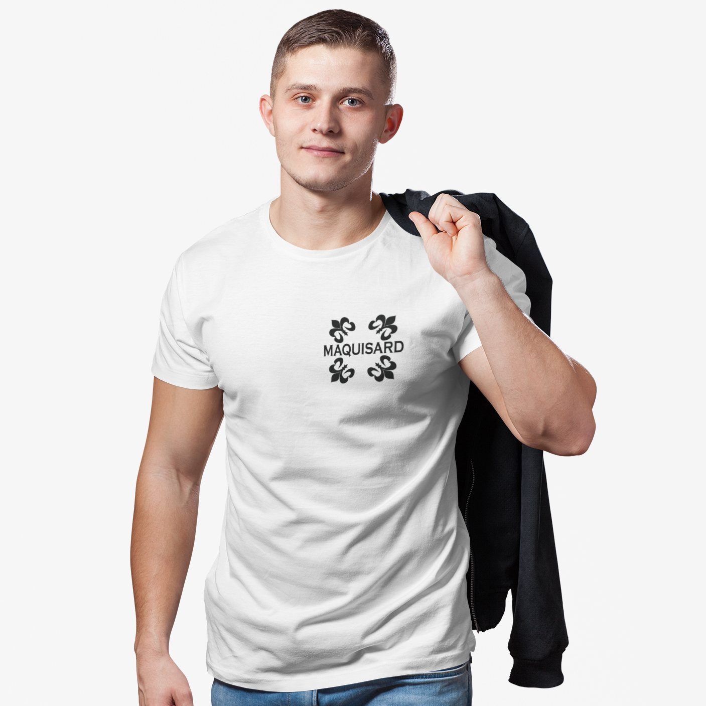 Maquisard - Bouquet. T-shirt épais coton Bio