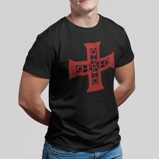 Maquisard DHP - Cruz da Ordem. T-shirt Unisexe épais coton bio