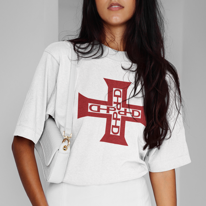Maquisard DHP - Cruz da Ordem. T-shirt Unisexe épais coton bio